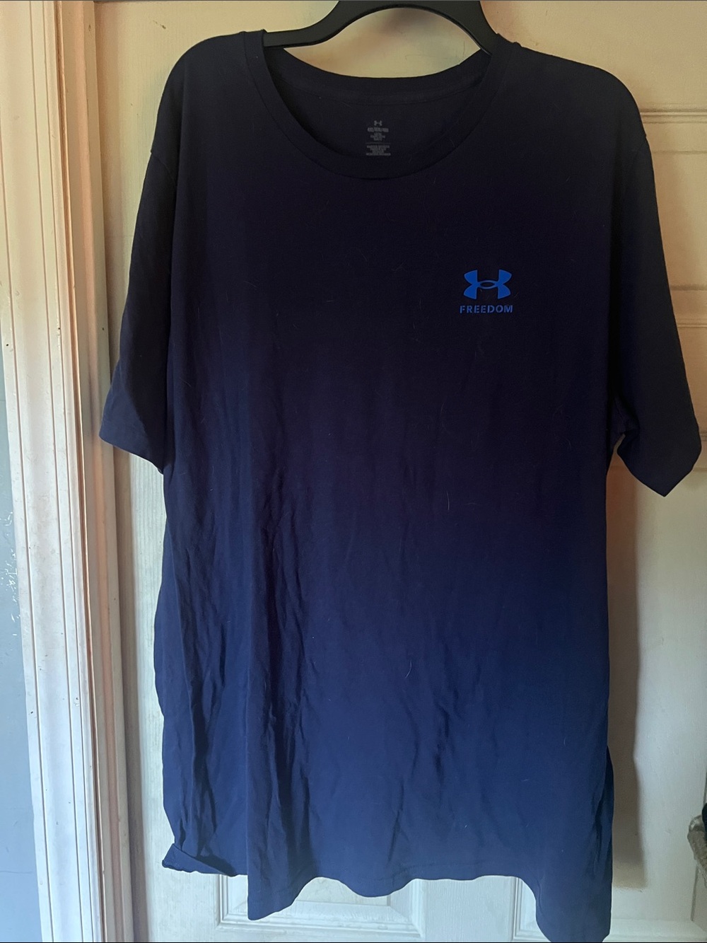 Under Armour Men's Navy Blue Freedom Short-Sleeve Tee